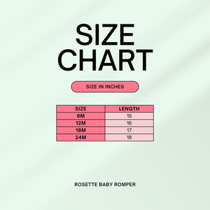Rosette Baby romper Carnation Pink