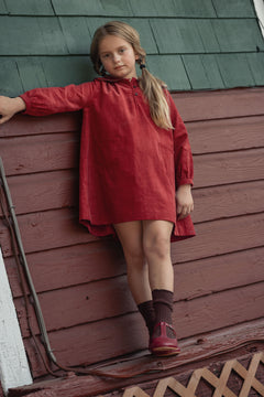 Heirloom Dress - vintage red