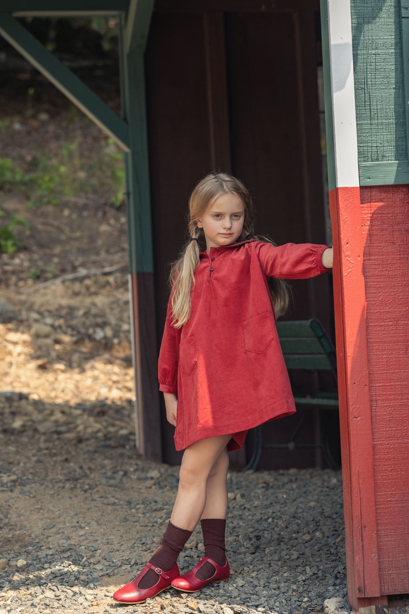 Heirloom Dress - vintage red