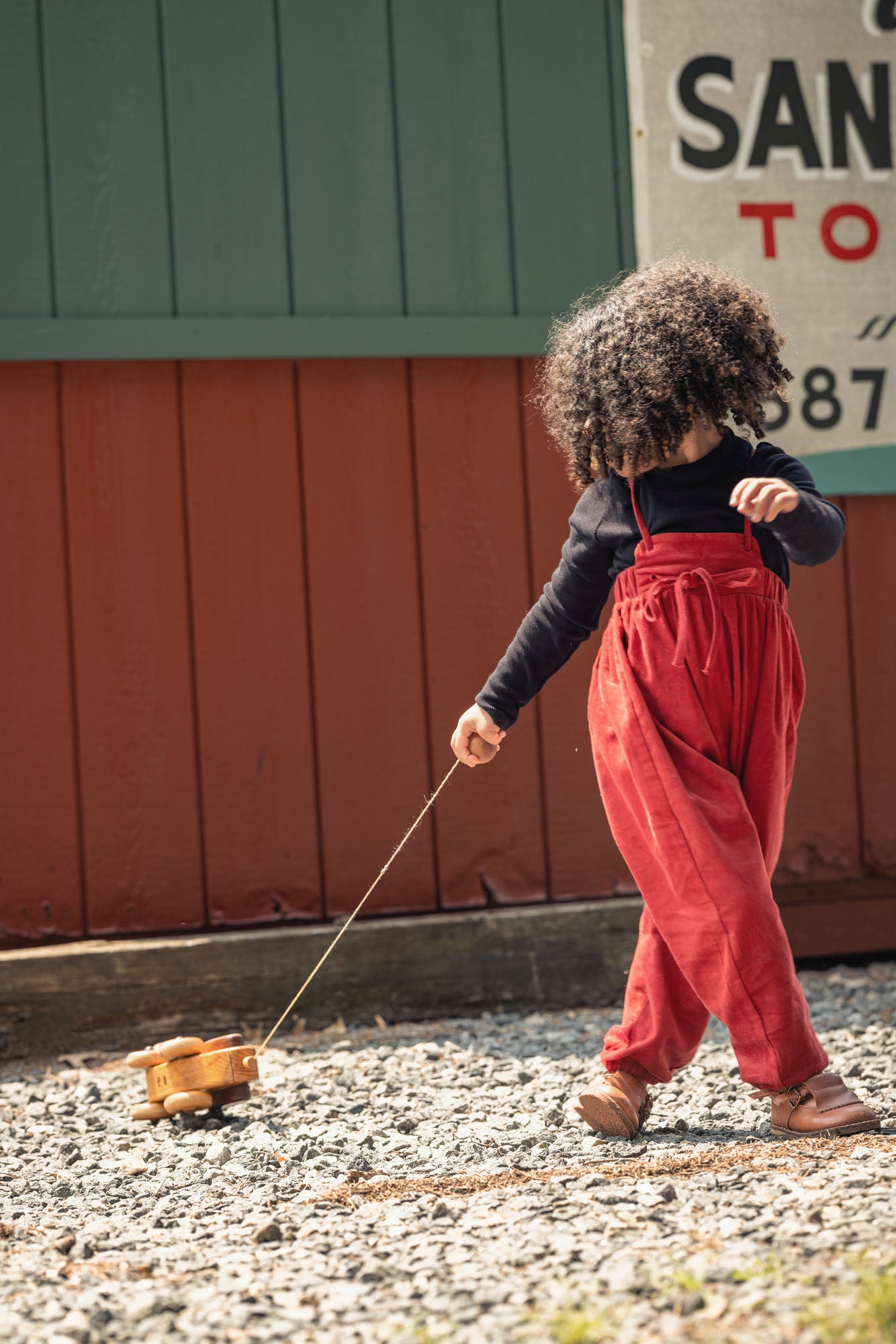 Heirloom Overalls - vintage red