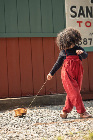 Heirloom Overalls - vintage red