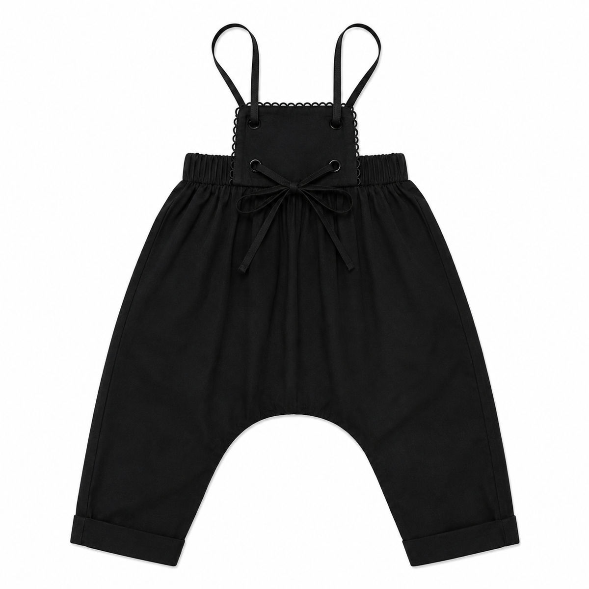 Signature Pleat Baby Overalls