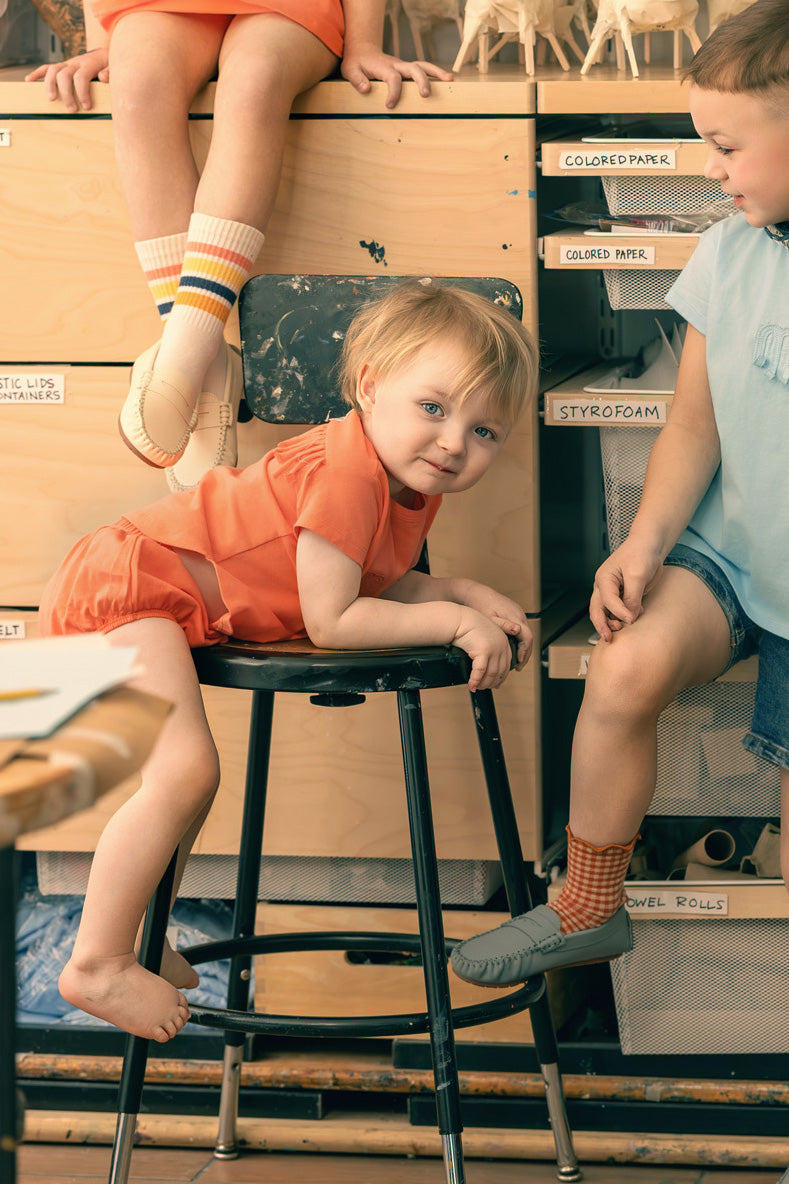 Baby Fringe Play Set- Coral