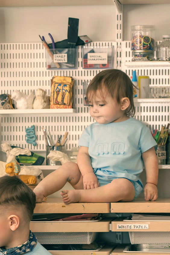 Baby Fringe Play Set- Sky Blue