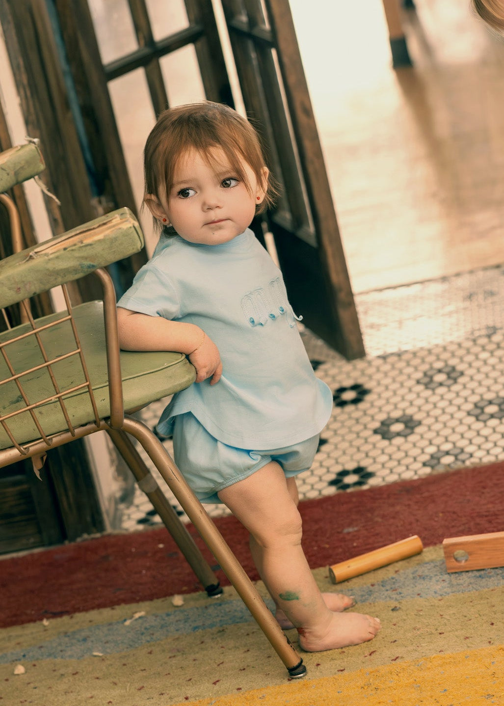 Baby Fringe Play Set- Sky Blue